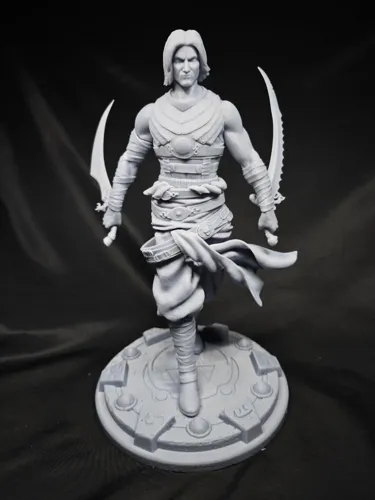 3D статуэтка Принца Персии (Prince of Persia: Warrior Within), ручная покраска и грунтовка