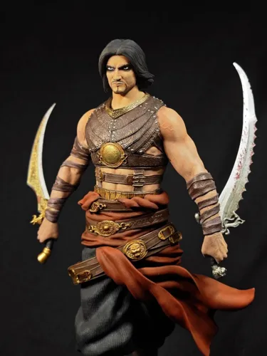 3D статуэтка Принца Персии (Prince of Persia: Warrior Within), ручная покраска и грунтовка