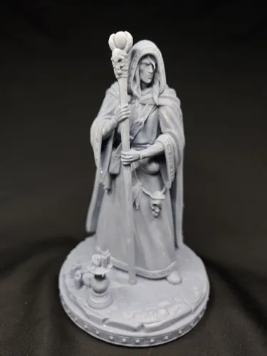 3D статуэтка мага Рейстлина Маджере (Raistlin Majere) из Саги о Копье (Dragonlance), ручная работа