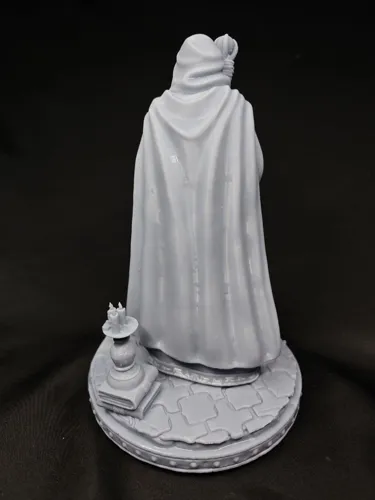 3D статуэтка мага Рейстлина Маджере (Raistlin Majere) из Саги о Копье (Dragonlance), ручная работа