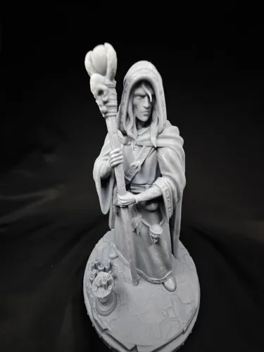 3D статуэтка мага Рейстлина Маджере (Raistlin Majere) из Саги о Копье (Dragonlance), ручная работа