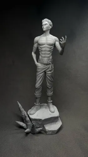 3D фигурка Рёмэна Сукуны (Ryomen Sukuna) из аниме Магическая битва, ручная покраска