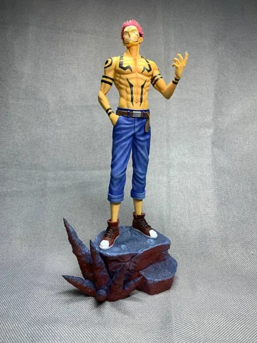 3D фигурка Рёмэна Сукуны (Ryomen Sukuna) из аниме Магическая битва, ручная покраска