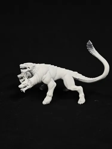 3D фигурка Трехголового Цербера (Cerberus) из Герои Меча и Магии 5 (HOMM5), профессиональная покраска