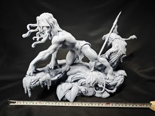 3D фигурка Тарзана (Tarzan) из мультфильма Disney, напечатанная и покрашенная вручную