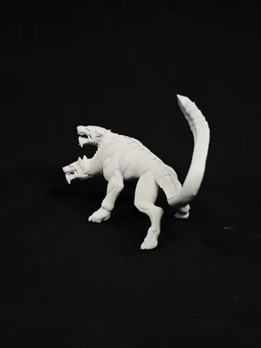 3D фигурка Трехголового Цербера (Cerberus) из Герои Меча и Магии 5 (HOMM5), профессиональная покраска