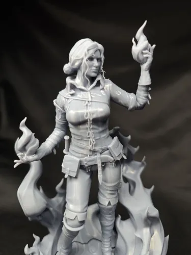 Кастомная 3D фигурка Трисс Меригольд (Triss Merigold) из игры Ведьмак (The Witcher), ручная покраска
