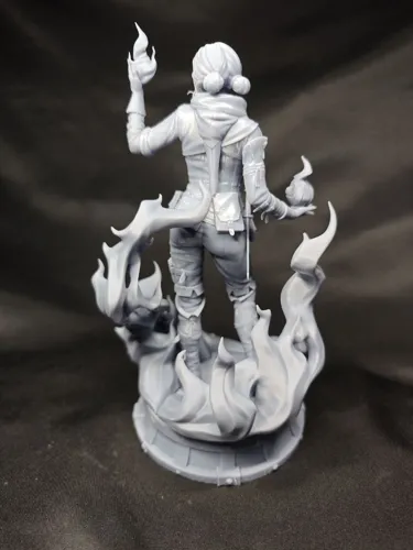 Кастомная 3D фигурка Трисс Меригольд (Triss Merigold) из игры Ведьмак (The Witcher), ручная покраска