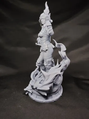 Кастомная 3D фигурка Трисс Меригольд (Triss Merigold) из игры Ведьмак (The Witcher), ручная покраска