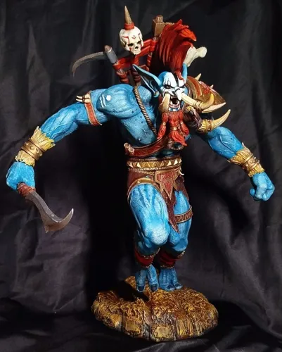 3D фигурка Вол'джина (Vol'jin) из World of Warcraft (WoW), детализированная ручная покраска