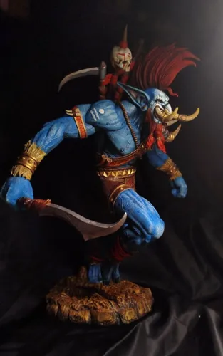 3D фигурка Вол'джина (Vol'jin) из World of Warcraft (WoW), детализированная ручная покраска