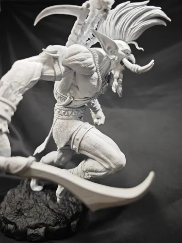 3D фигурка Вол'джина (Vol'jin) из World of Warcraft (WoW), детализированная ручная покраска