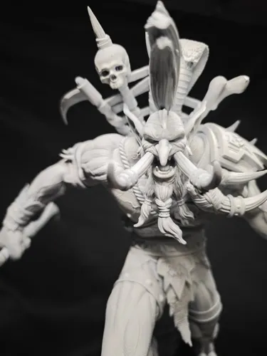 3D фигурка Вол'джина (Vol'jin) из World of Warcraft (WoW), детализированная ручная покраска