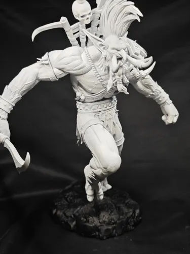 3D фигурка Вол'джина (Vol'jin) из World of Warcraft (WoW), детализированная ручная покраска