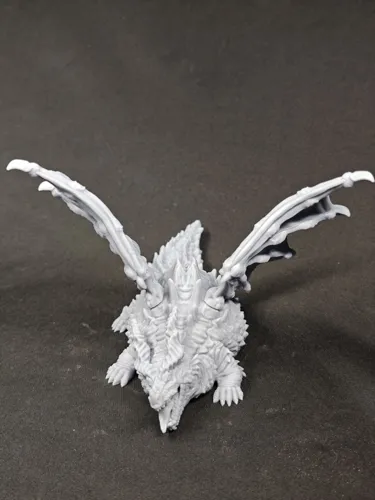 Забавная 3D фигурка толстого дракона (Fat Dragon) для D&D, фотополимерная печать и покраска