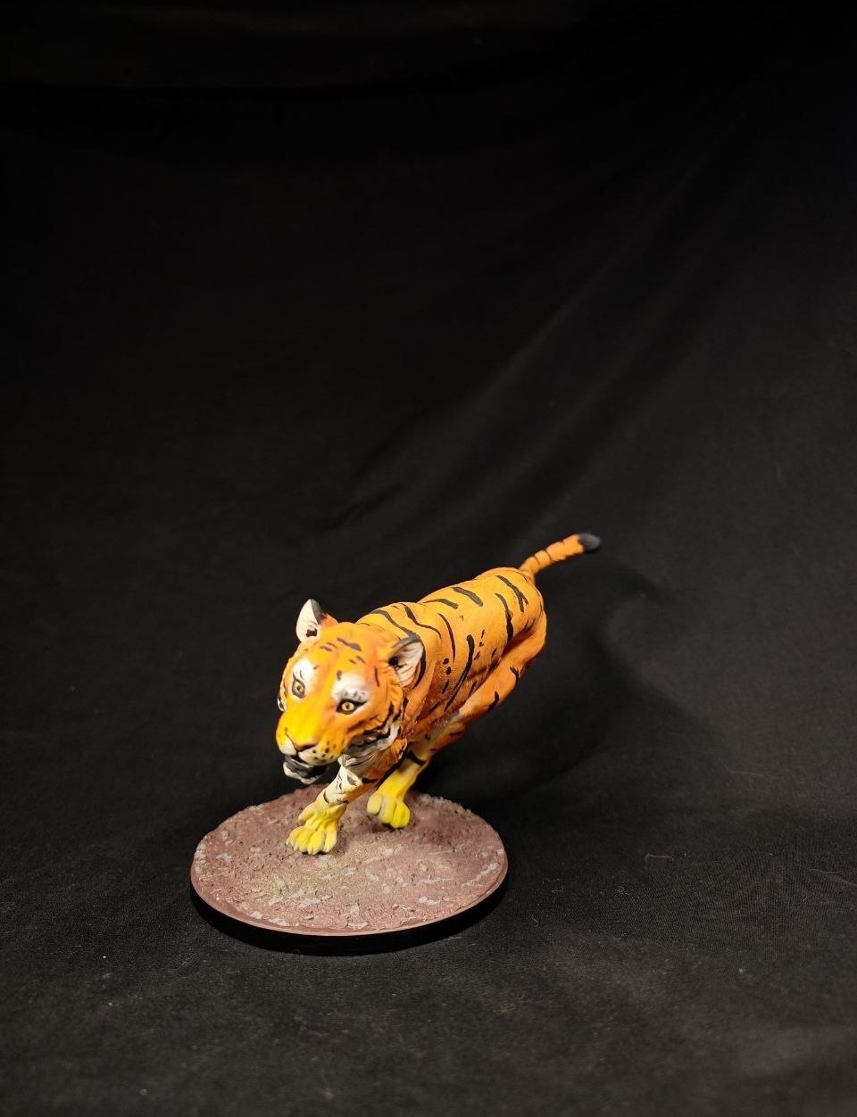 Реалистичная 3D фигурка бенгальского тигра (Bengal tiger), качественная ручная покраска