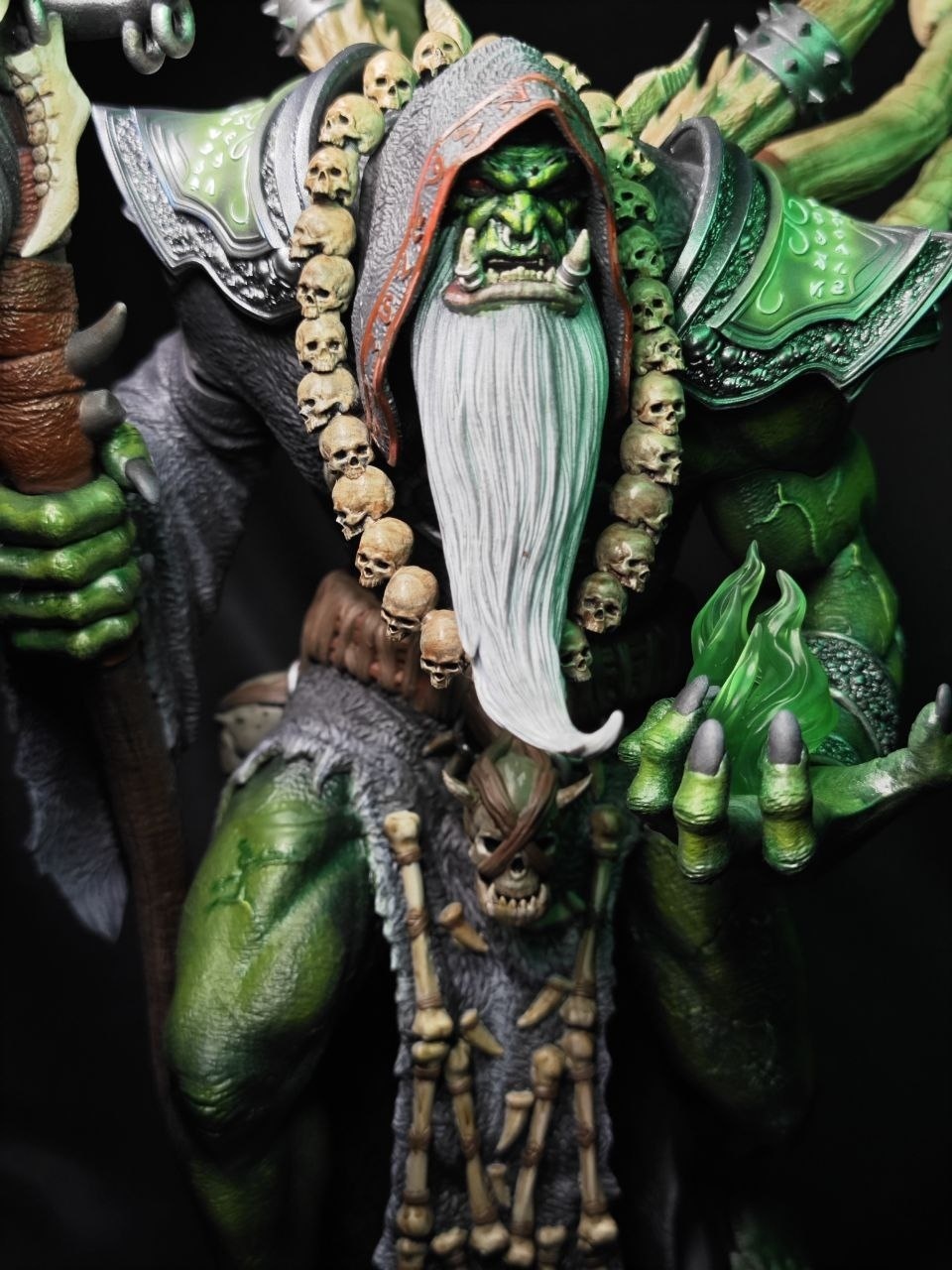 3D статуэтка Гул'дана (Gul'dan) из World of Warcraft (WoW), фотополимерная печать и роспись