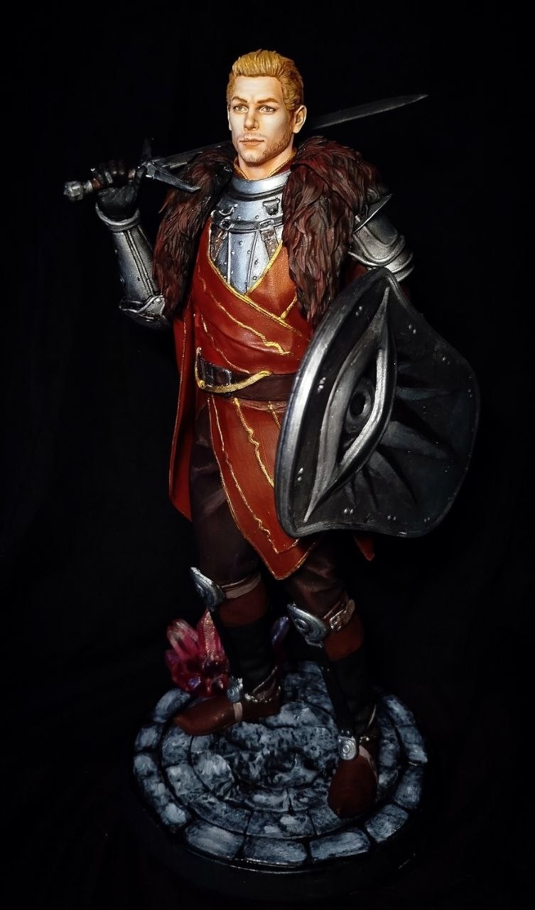 3D фигурка храмовника Каллена Резерфорда (Cullen Rutherford) из Dragon Age, ручная роспись