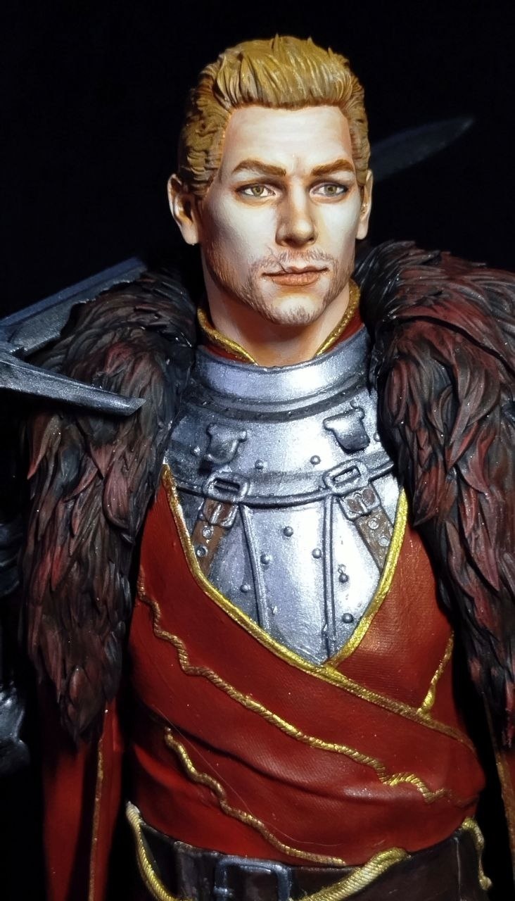 3D фигурка храмовника Каллена Резерфорда (Cullen Rutherford) из Dragon Age, ручная роспись