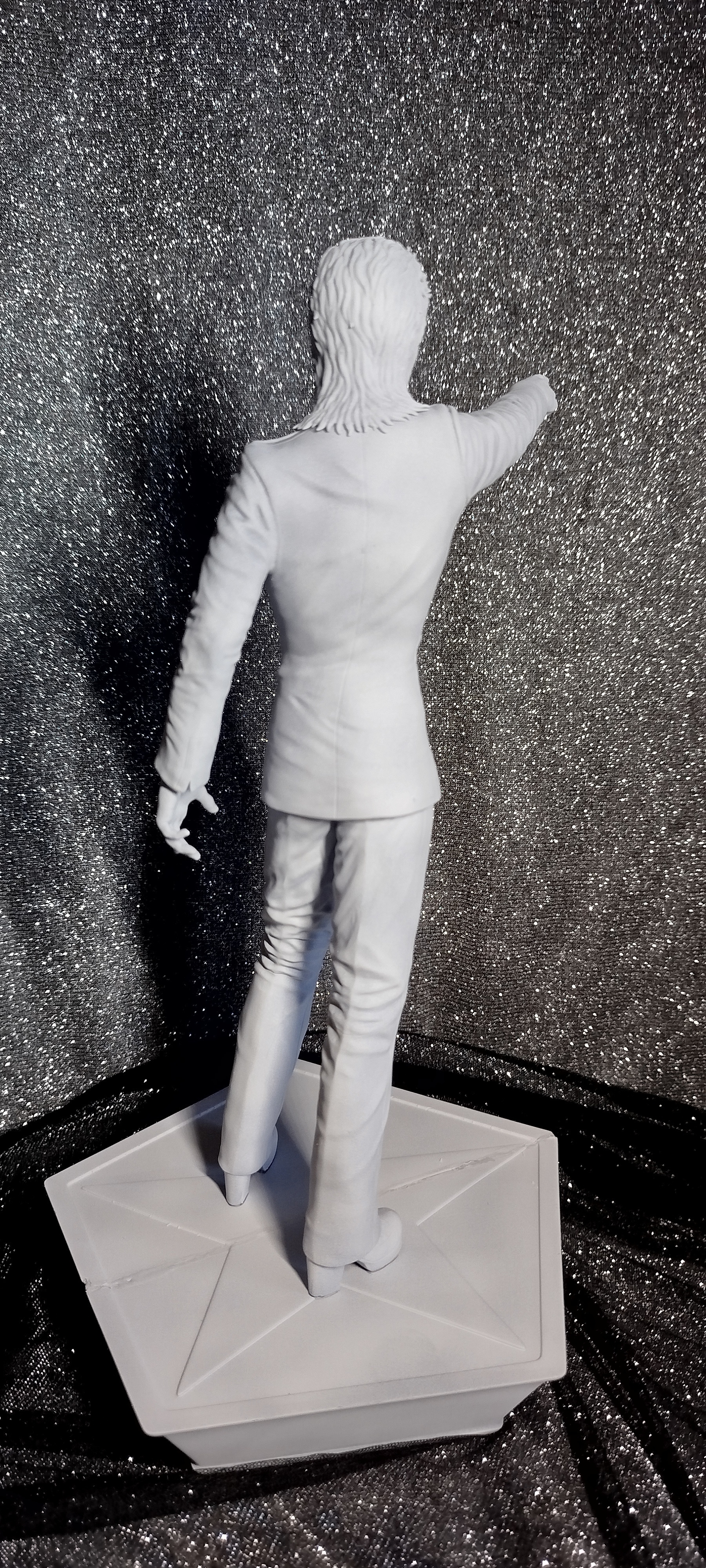 Кастомная 3D фигурка Дэвида Боуи (David Bowie) в образе Зигги Стардаста, ручная покраска