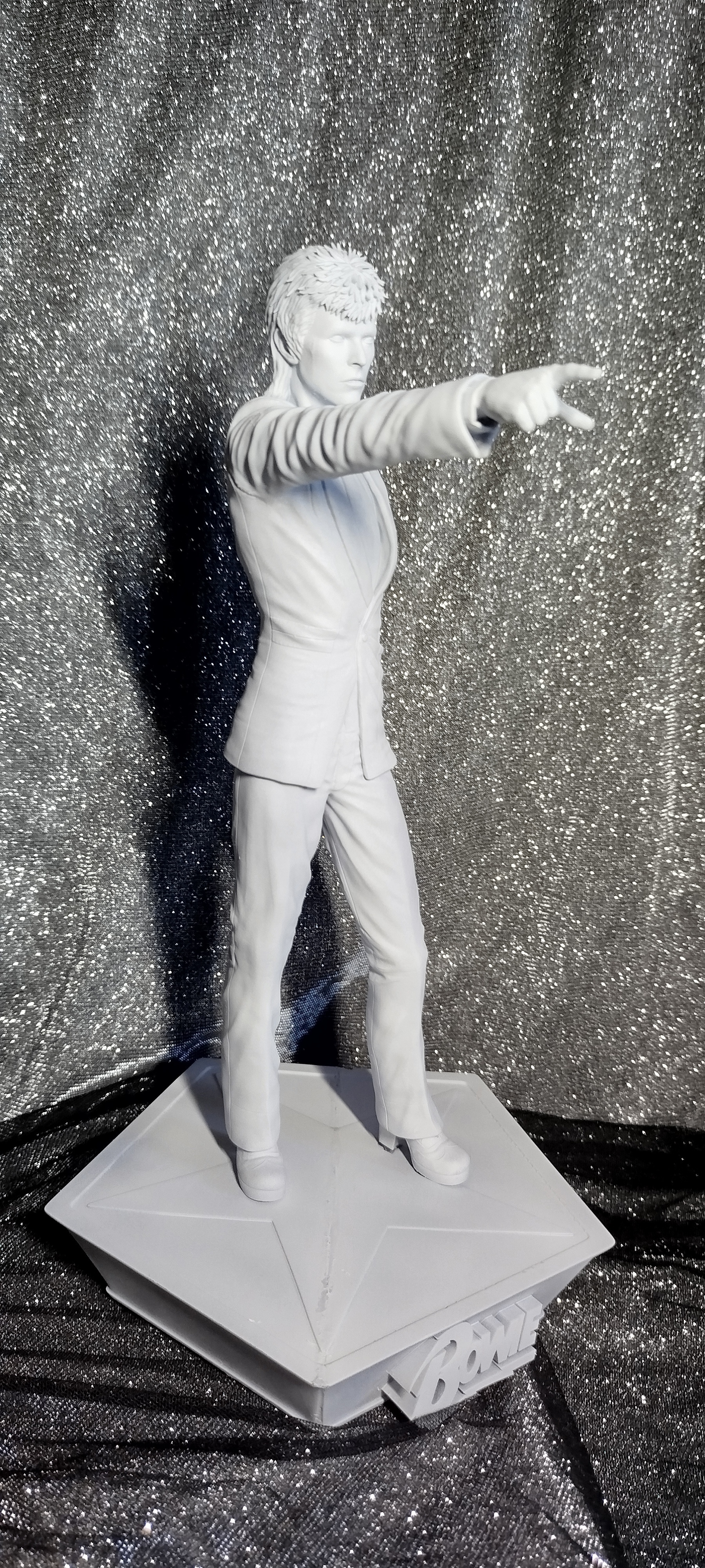 Кастомная 3D фигурка Дэвида Боуи (David Bowie) в образе Зигги Стардаста, ручная покраска