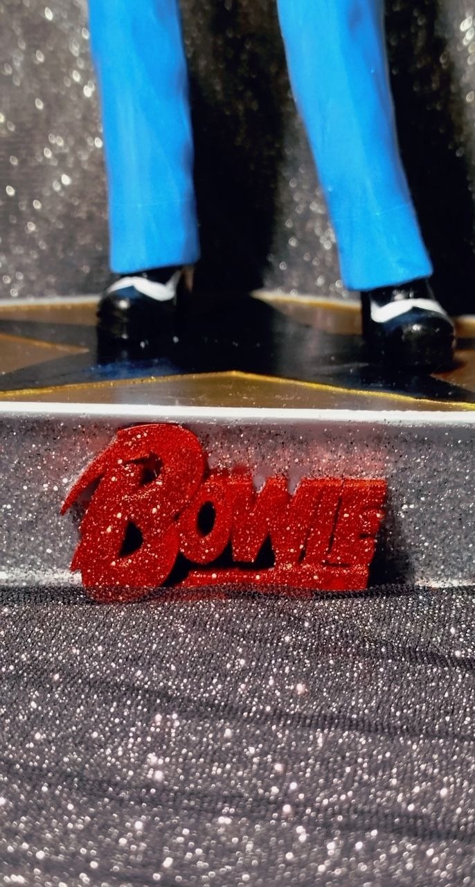 Кастомная 3D фигурка Дэвида Боуи (David Bowie) в образе Зигги Стардаста, ручная покраска