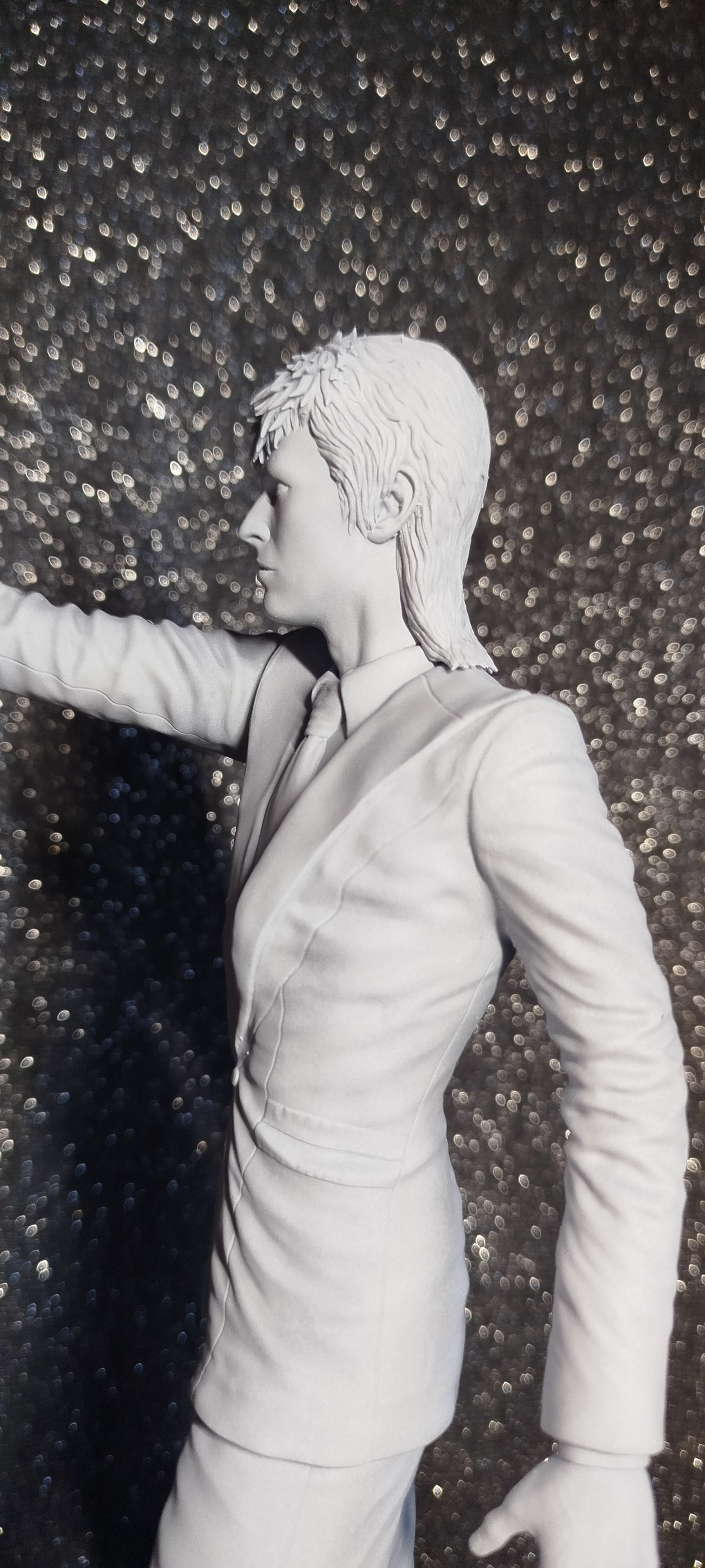 Кастомная 3D фигурка Дэвида Боуи (David Bowie) в образе Зигги Стардаста, ручная покраска