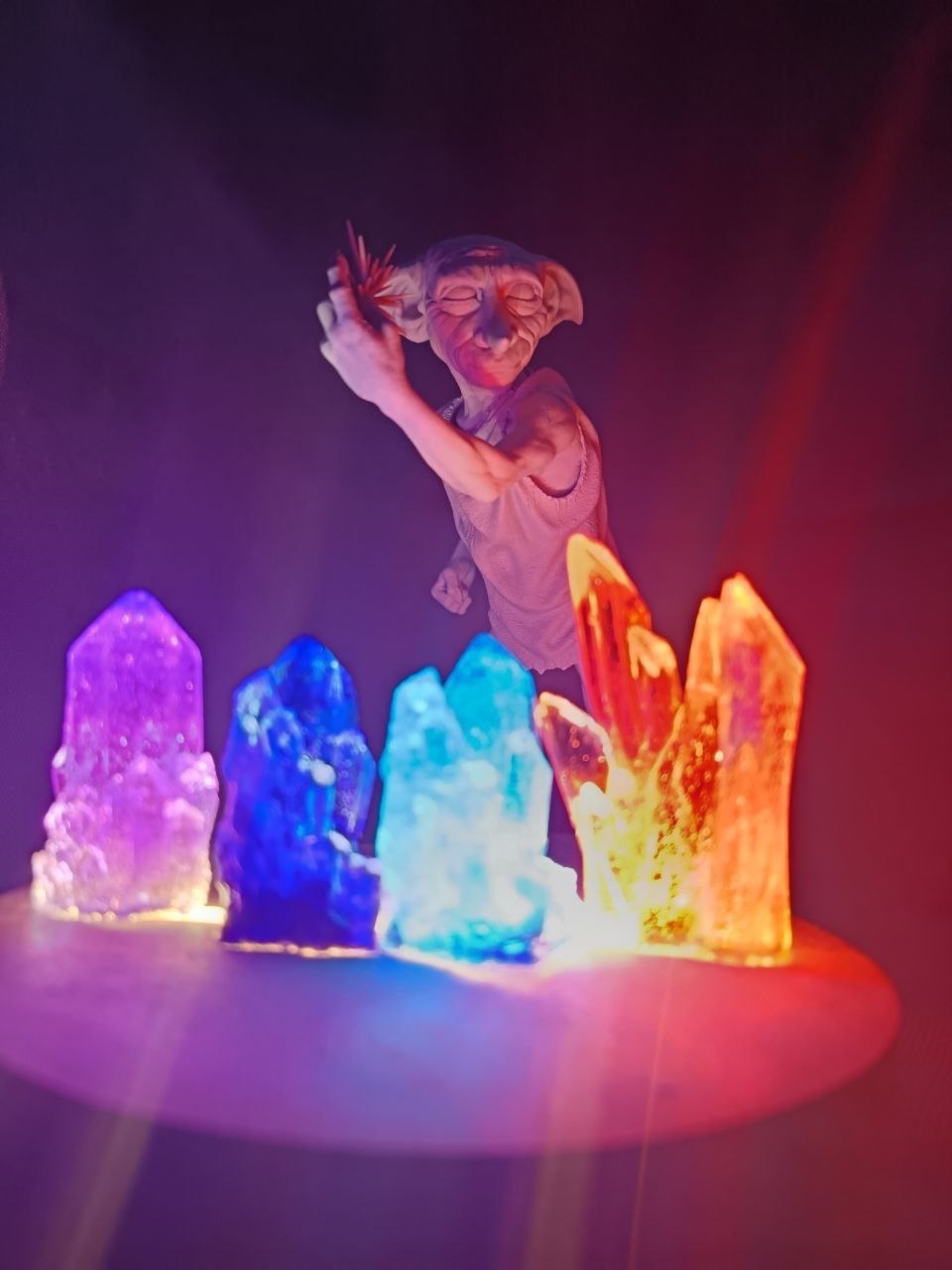 3D фигурка домового эльфа Добби (Dobby) из Гарри Поттера с носком, ручная покраска