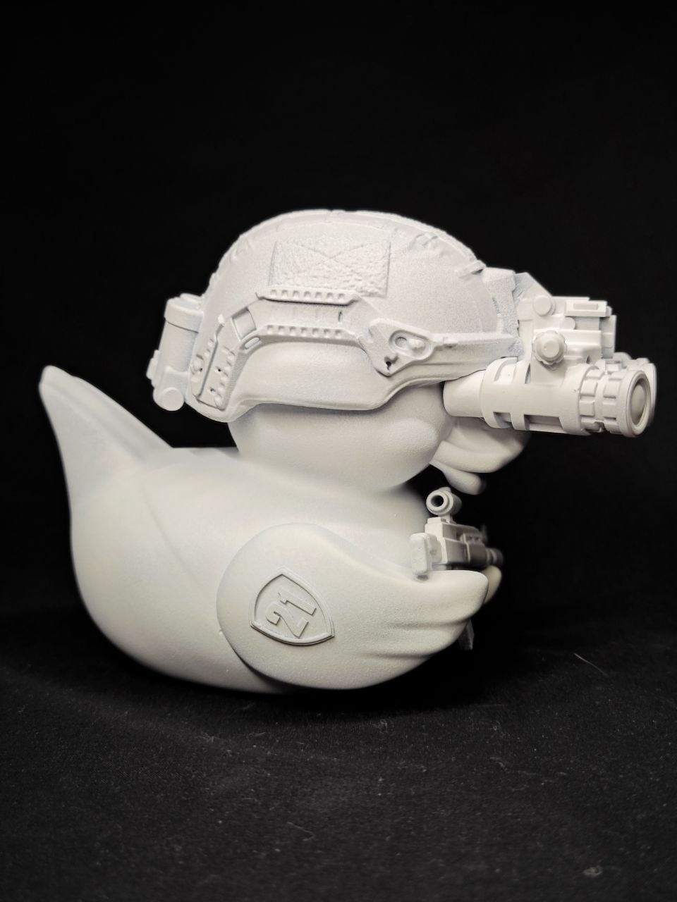 3D фигурка боевой утки солдата (Duck Tac), печать на фотополимерном принтере и покраска