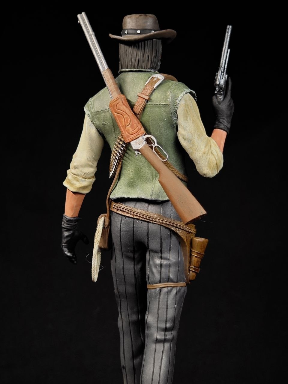 Коллекционная 3D фигурка Джона Марстона (John Marston) из игры RDR2, ручная роспись