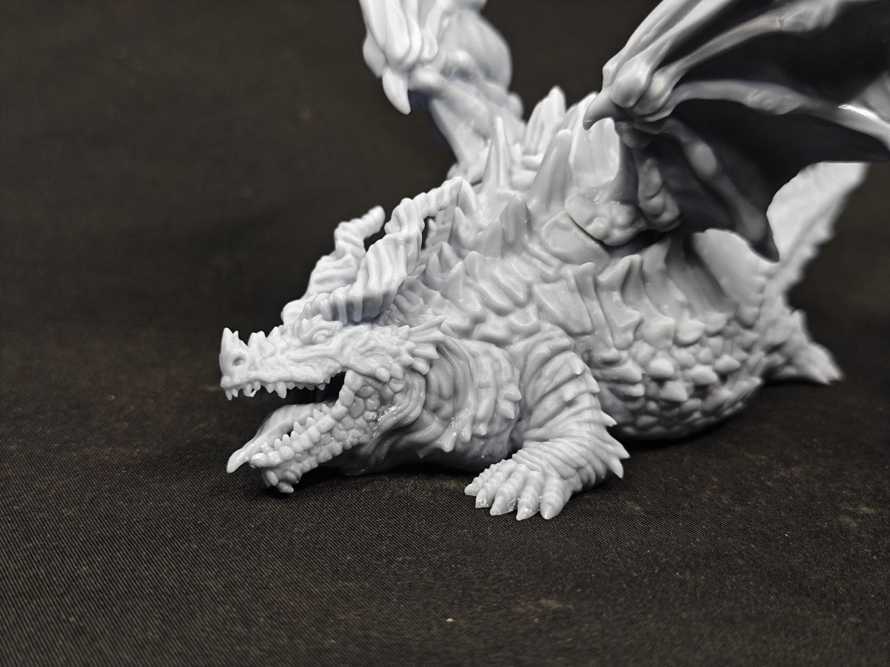 Забавная 3D фигурка толстого дракона (Fat Dragon) для D&D, фотополимерная печать и покраска