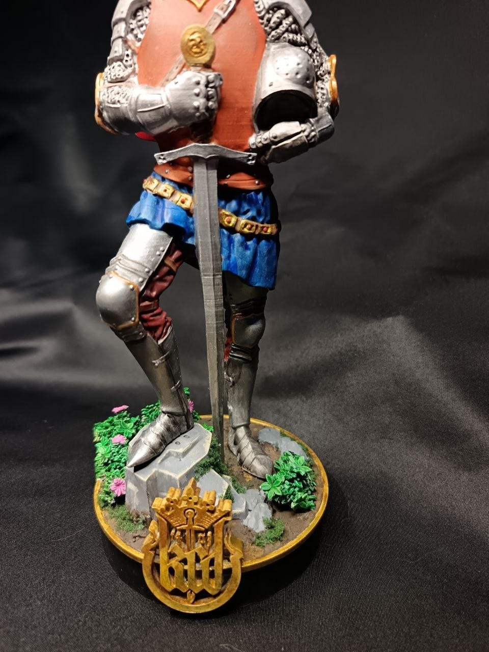 3D фигурка Индржиха (Henry of Skalitz) из игры Kingdom Come: Deliverance, ручная роспись доспехов