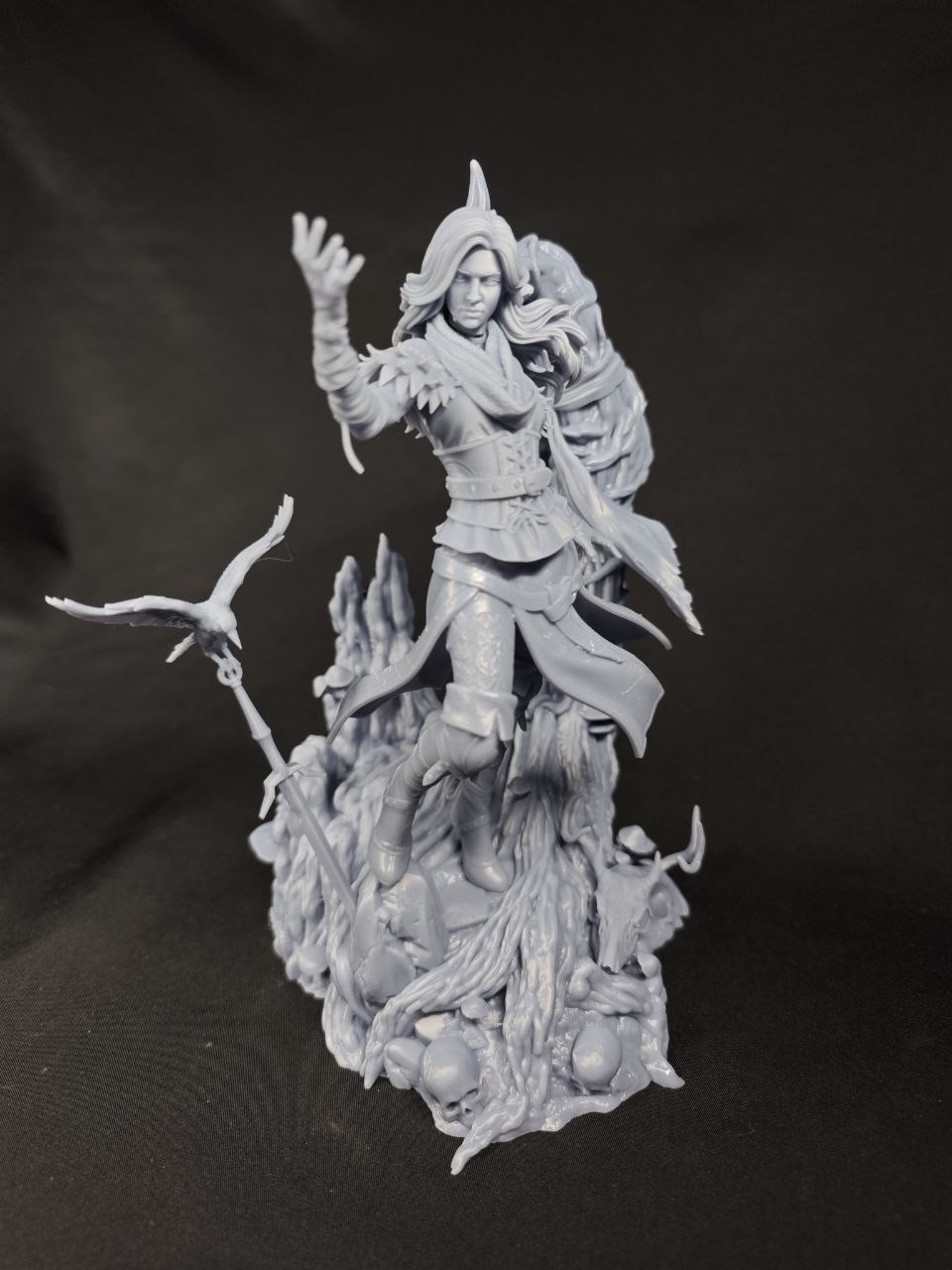 Детализированная 3D фигурка Йеннифер (Yennefer) из игры Ведьмак (The Witcher), ручная работа