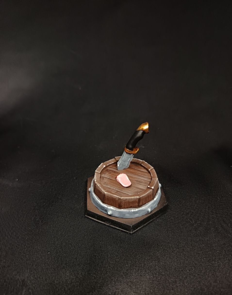 Миниатюра Кракена для настольной игры "Feed the Kraken" (Кто накормит Кракена?), ручная покраска