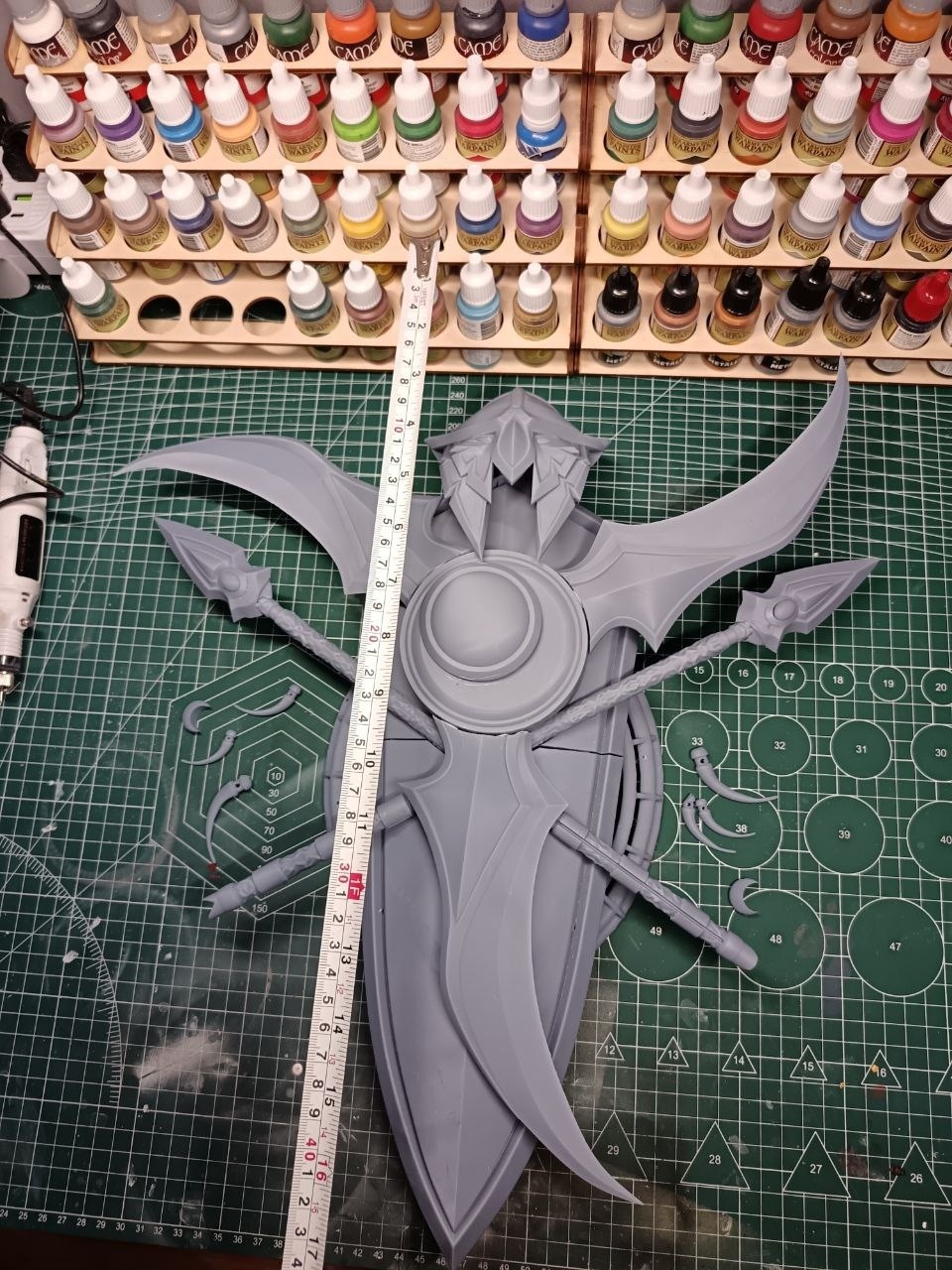 Настенный герб ночных эльфов Калдорай (Kaldorei Crest) из World of Warcraft, 3D печать и покраска