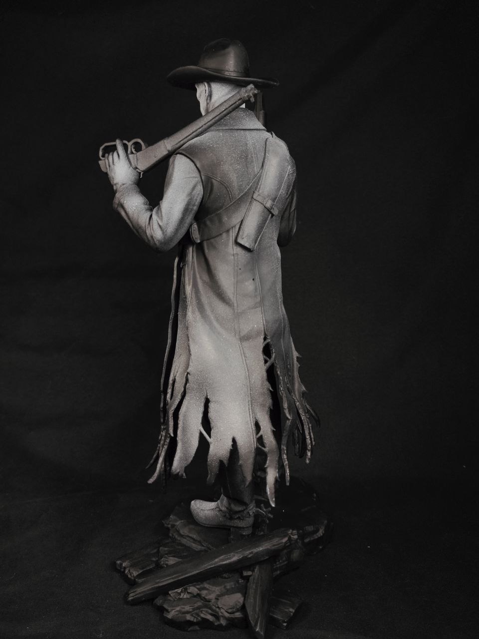 3D фигурка Гуля (The Ghoul) из вселенной Fallout (Фоллаут), ручная роспись деталей