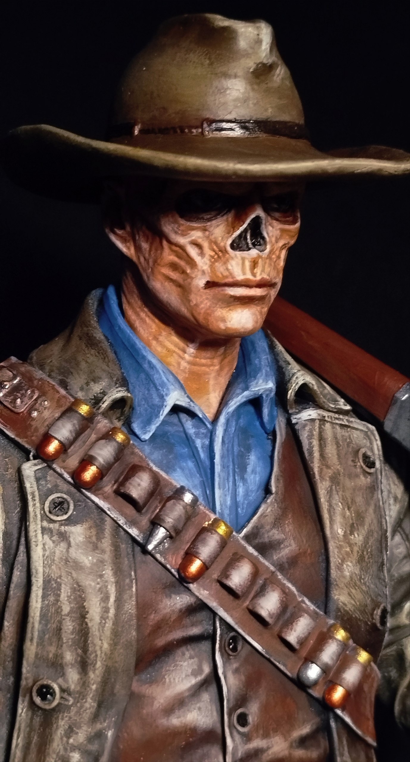 3D фигурка Гуля (The Ghoul) из вселенной Fallout (Фоллаут), ручная роспись деталей