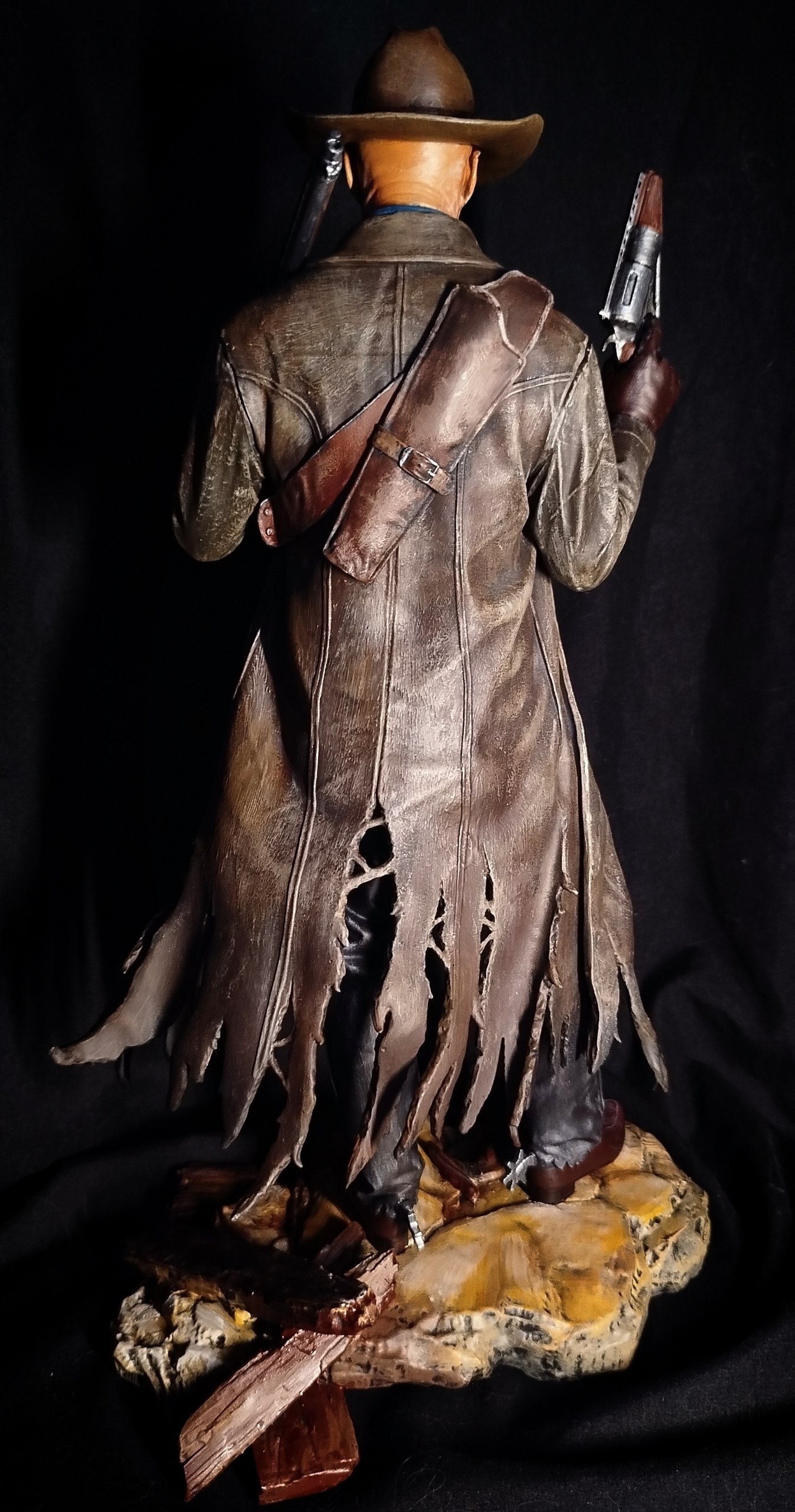 3D фигурка Гуля (The Ghoul) из вселенной Fallout (Фоллаут), ручная роспись деталей