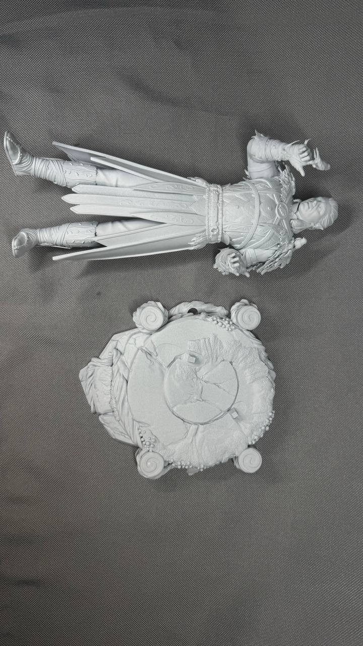 3D статуэтка друида Хальсина (Halsin) из Baldur's Gate 3, фотополимерная печать и роспись