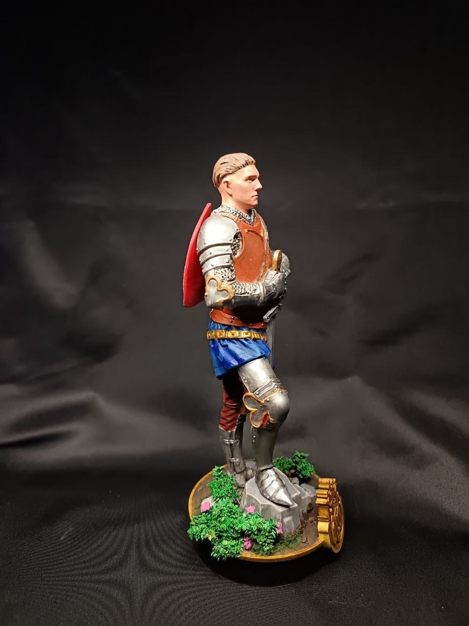 3D фигурка Индржиха (Henry of Skalitz) из игры Kingdom Come: Deliverance, ручная роспись доспехов