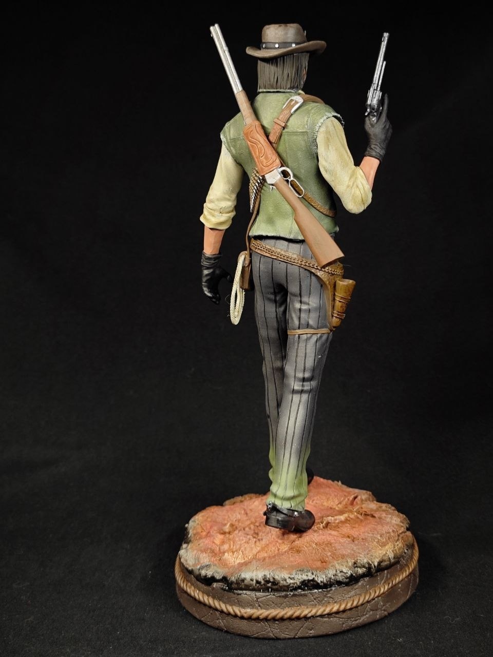 Коллекционная 3D фигурка Джона Марстона (John Marston) из игры RDR2, ручная роспись