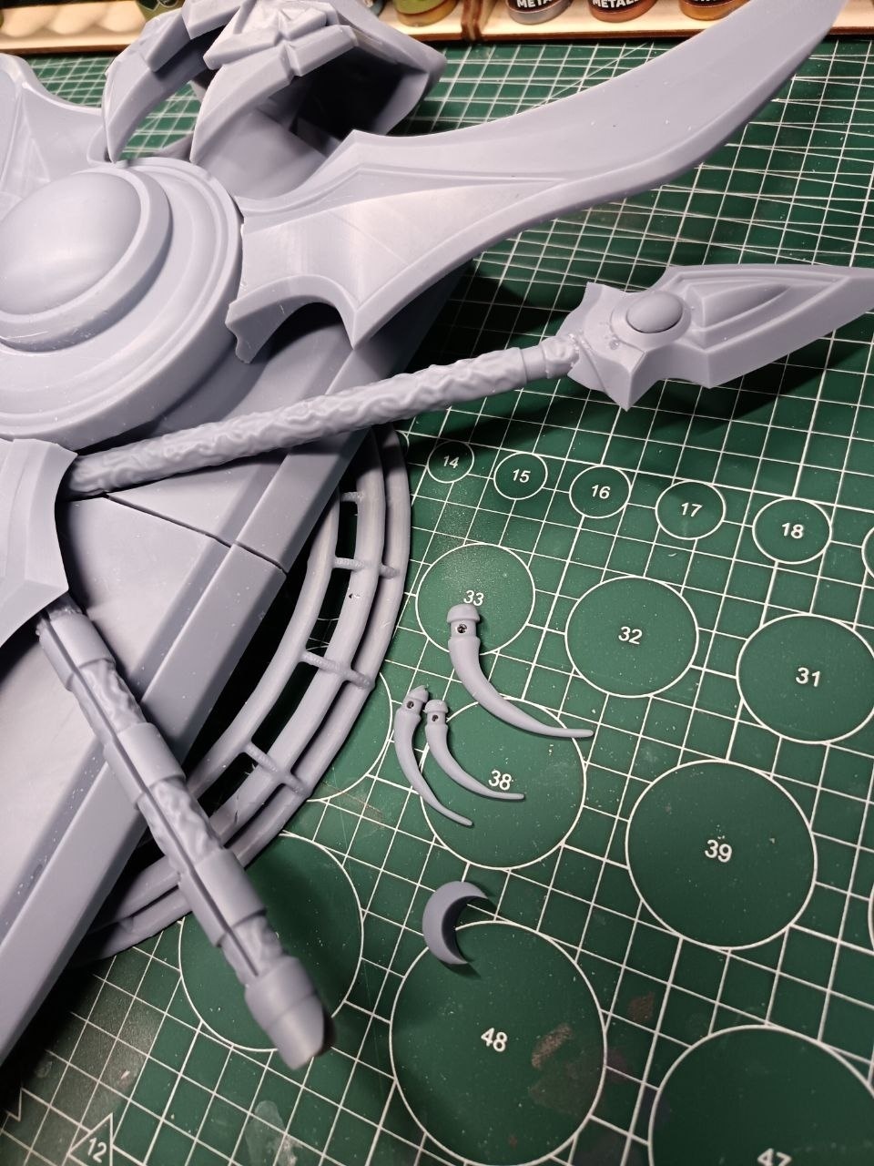 Настенный герб ночных эльфов Калдорай (Kaldorei Crest) из World of Warcraft, 3D печать и покраска