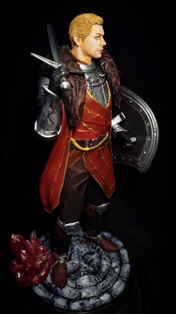 3D фигурка храмовника Каллена Резерфорда (Cullen Rutherford) из Dragon Age, ручная роспись