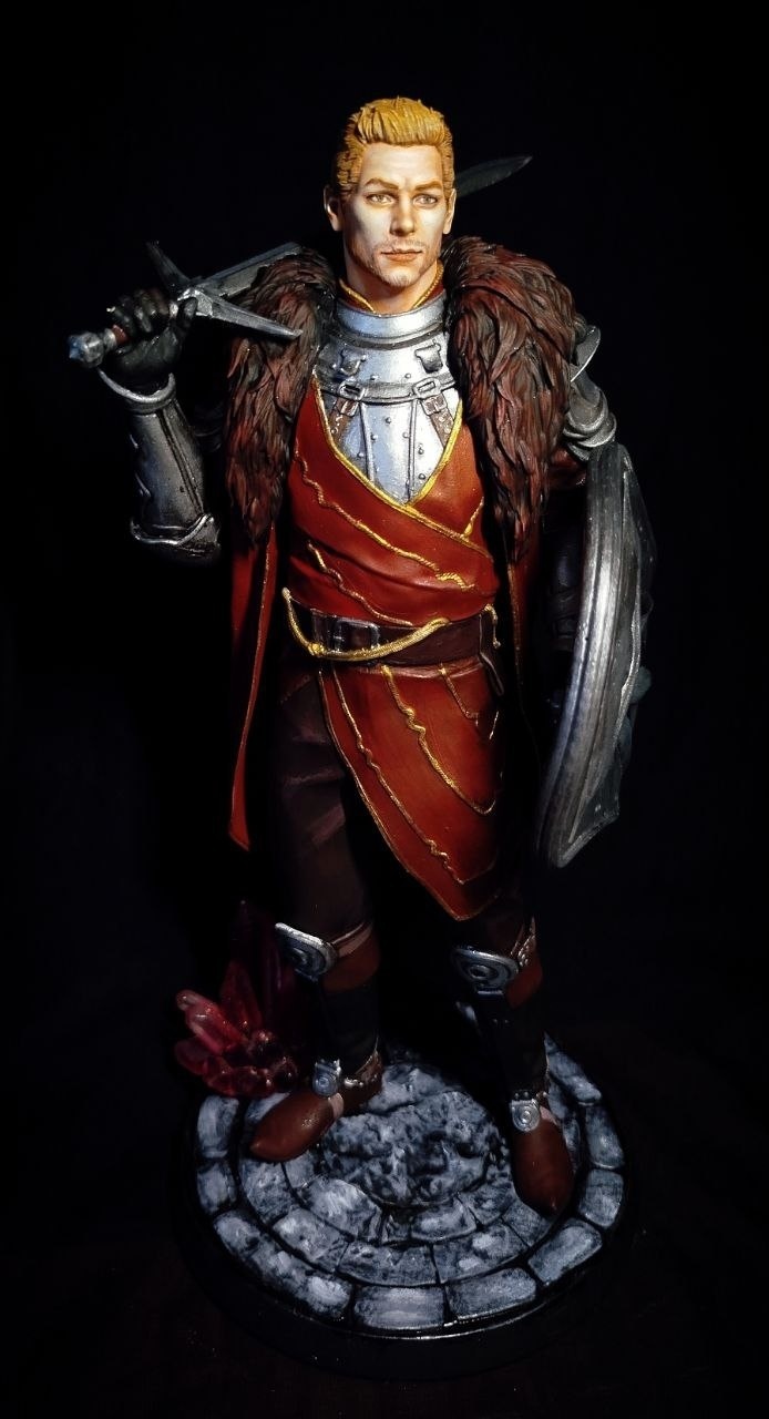 3D фигурка храмовника Каллена Резерфорда (Cullen Rutherford) из Dragon Age, ручная роспись