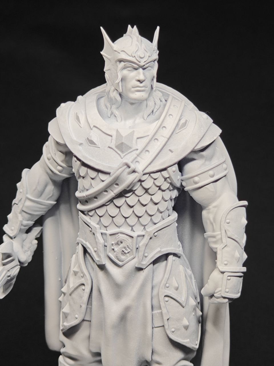 3D фигурка воина Карамона Маджере (Caramon Majere) из Саги о Копье (Dragonlance), ручная роспись