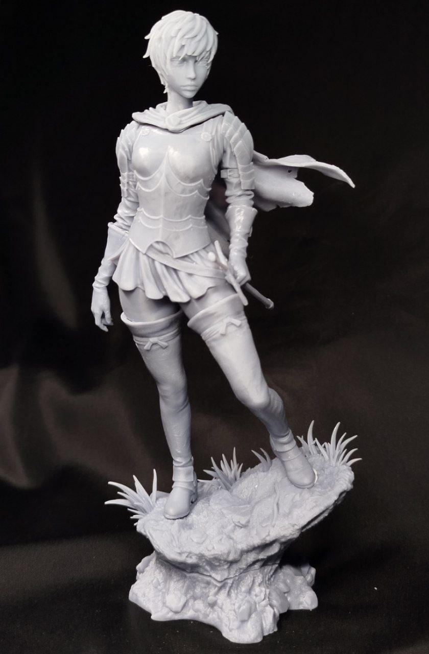 3D статуэтка Каски (Casca) из аниме Берсерк (Berserk), напечатанная на 3D принтере и покрашенная