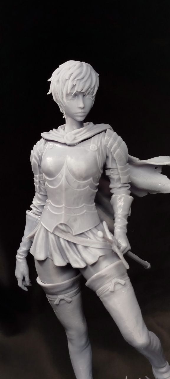 3D статуэтка Каски (Casca) из аниме Берсерк (Berserk), напечатанная на 3D принтере и покрашенная