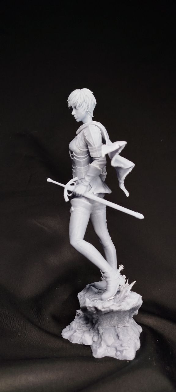 3D статуэтка Каски (Casca) из аниме Берсерк (Berserk), напечатанная на 3D принтере и покрашенная