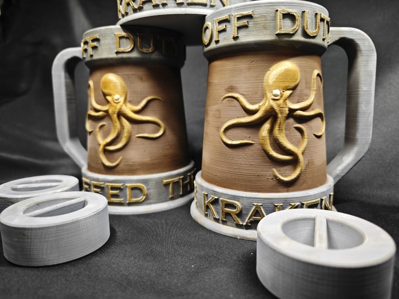 Миниатюра Кракена для настольной игры "Feed the Kraken" (Кто накормит Кракена?), ручная покраска