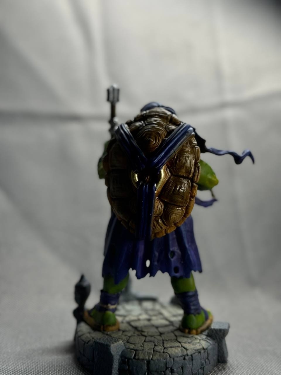 3D фигурка Леонардо (Leonardo) с катанами из Черепашек-ниндзя, ручная покраска